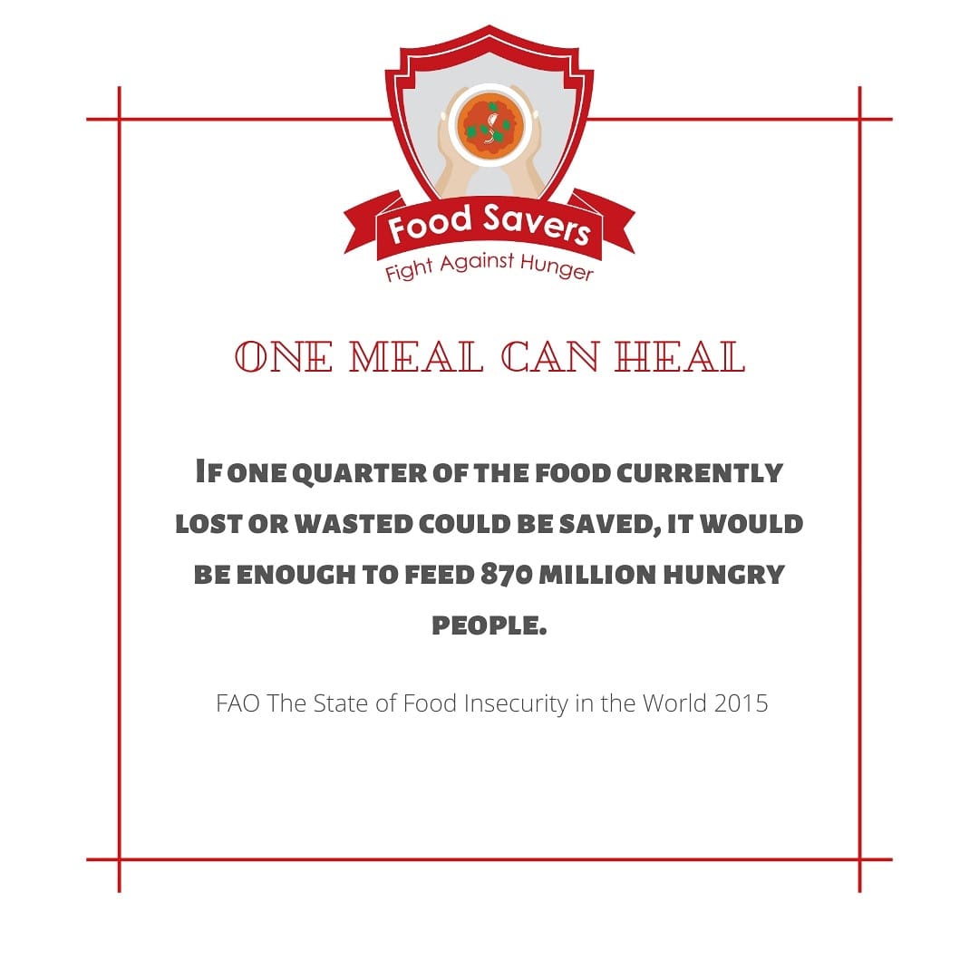 Food Savers one meal can heal campaign poster